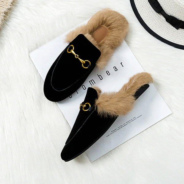 Dillon Plush Loafer Mules