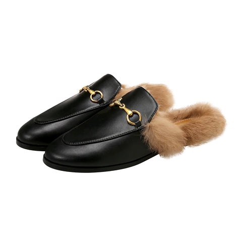 Dillon Plush Loafer Mules