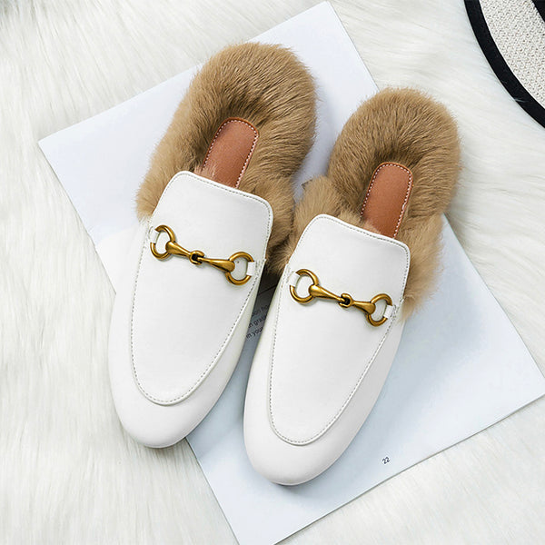 Dillon Plush Loafer Mules