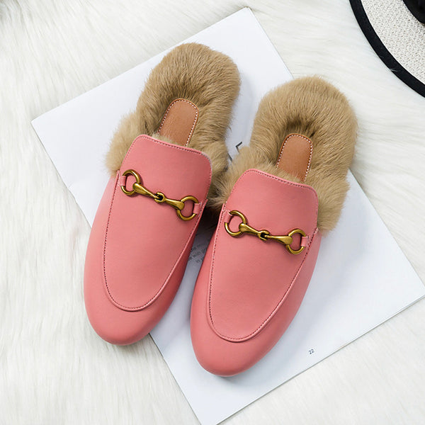 Dillon Plush Loafer Mules