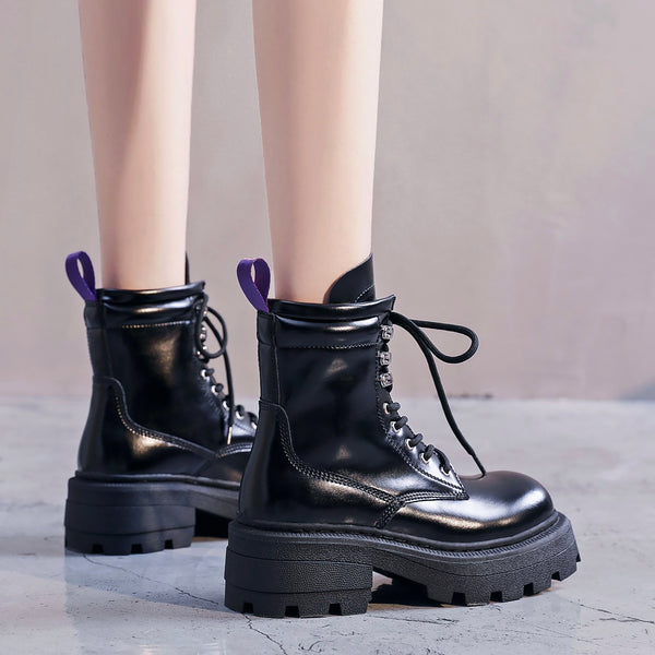 Kathia Combat Boots