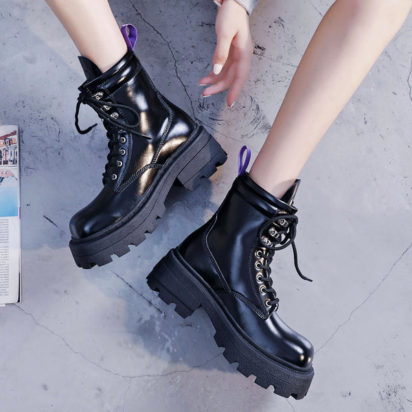 Kathia Combat Boots