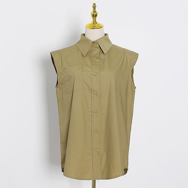 Naomi Shoulder Padded Shirt