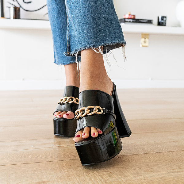 Rachel Platform Mules